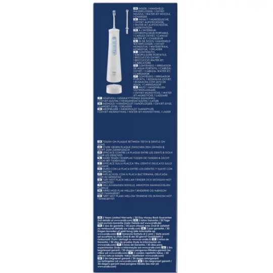 Oral'B Aquacare Séries 4 Hydropulseur Portable Avec Technologie Oxyjet - image 3