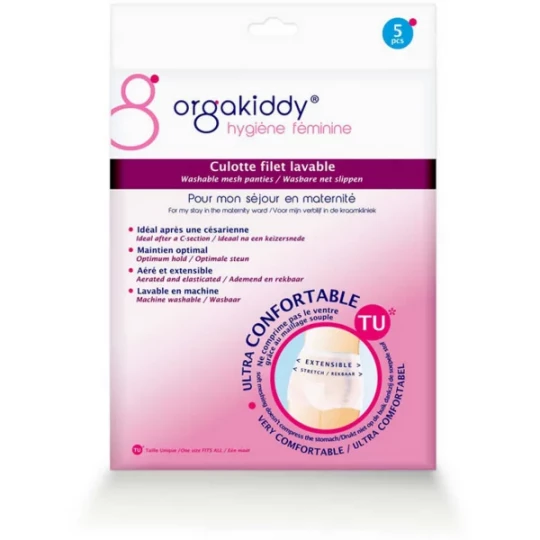 Orgakiddy Culotte Filet Lavable x 5