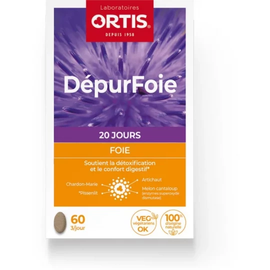 Ortis Foie DépurFoie Comprimés x 60