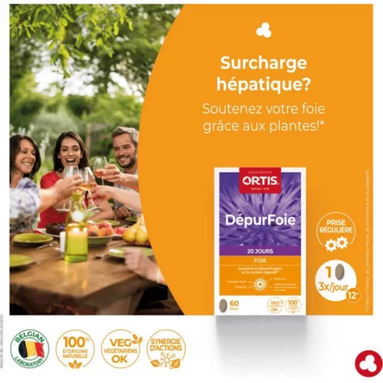 Ortis Foie DépurFoie Comprimés x 60 - image 5