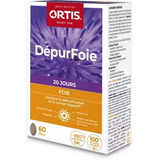Ortis Foie DépurFoie Comprimés x 60 - image 6