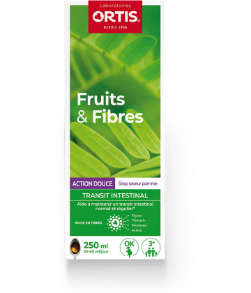 Ortis Fruits et Fibres Action Douce Sirop 250 ml