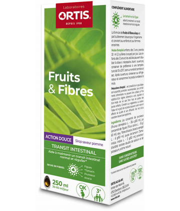 Ortis Fruits et Fibres Action Douce Sirop 250 ml - image 2