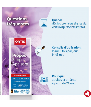 Ortis Propex Sirop Apaisant 150 ml - image 3
