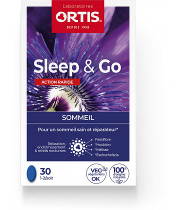 Ortis Sleep et Go Sommeil Action Rapide Comprimés x 30 - image 1