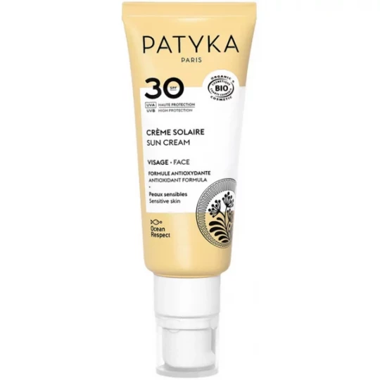 PATYKA Crème Solaire Visage SPF30 Bio 40 ml