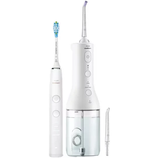 Philips Sonicare DiamondClean 9000 Brosse à Dents Électrique + Cordless Power Flosser 3000
