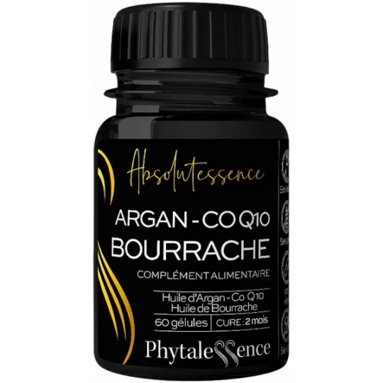 Phytalessence Argan Bourrache COQ10 Gélules x 60