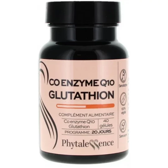 Phytalessence Coenzyme Q10 Glutathion Gélules x 40