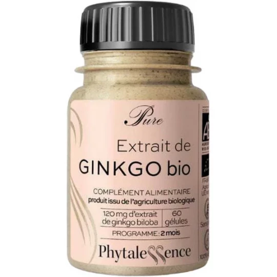 Phytalessence Pure Ginkgo Bio Gélules x 60