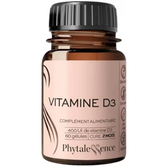 Phytalessence Vitamine D3 Gélules x 60