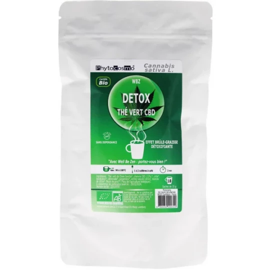 Phytocosmo Thé Vert CBD Détox Bio 35 g