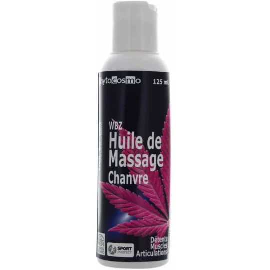 Phytocosmo WBZ Huile de Massage Chanvre Bio 125 ml