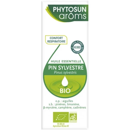 Phytosun Arôms Huile Essentielle Pin Sylvestre (Pinus sylvestris) Bio 5 ml