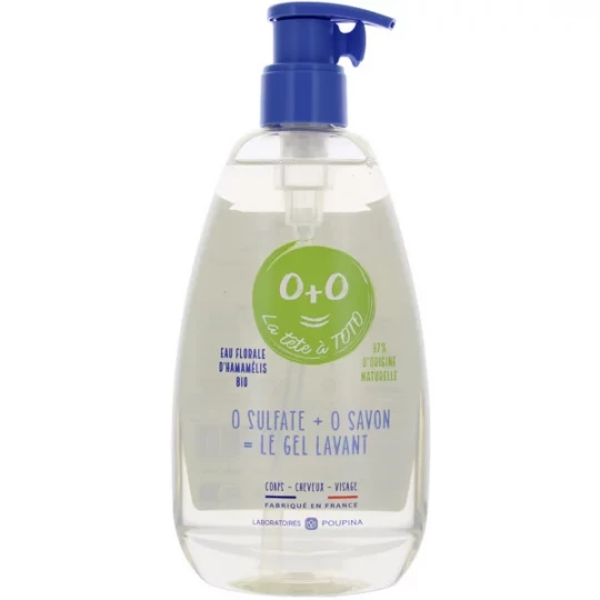 Poupina Gel Lavant Sans Sulfate ni Savon 485 ml