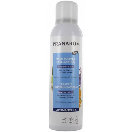 Pranarôm Aromanoctis Spray Sommeil et Relaxation Bio 150 ml