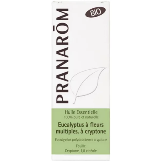 Pranarôm Huile Essentielle Eucalyptus à Fleurs Multiples à Cryptone (Eucalyptus polybractea ct criptone) Bio 10 ml