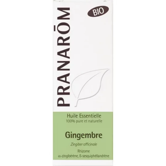 Pranarôm Huile Essentielle Gingembre (Zingiber officinale) Bio 5 ml