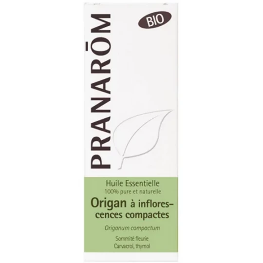 Pranarôm Huile Essentielle Origan à Inflorescences Compactes (Origanum compactum) Bio 10 ml