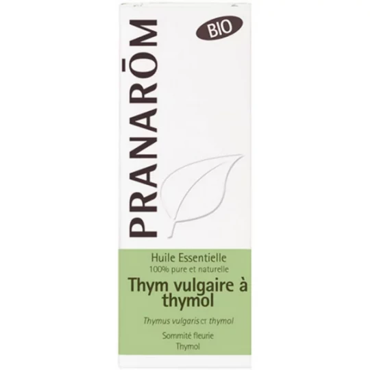 Pranarôm Huile Essentielle Thym Vulgaire à Thymol (Thymus vulgaris CT thymol) Bio 5 ml
