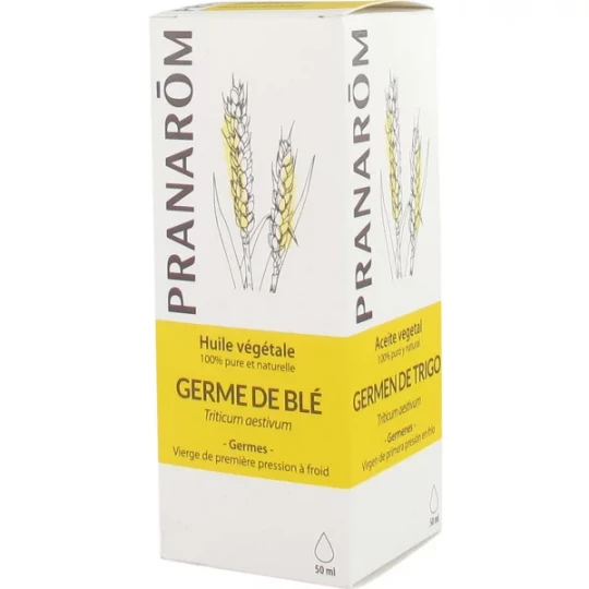 Pranarôm Huile Végétale Germe de Blé Vierge 50 ml