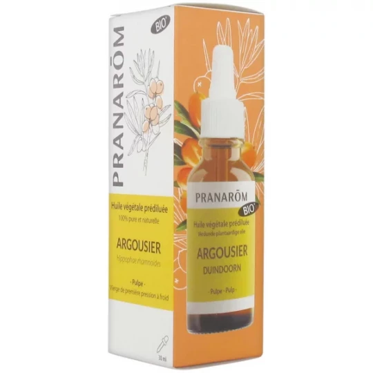 Pranarôm Huile Végétale Prédiluée Argousier Bio 30 ml