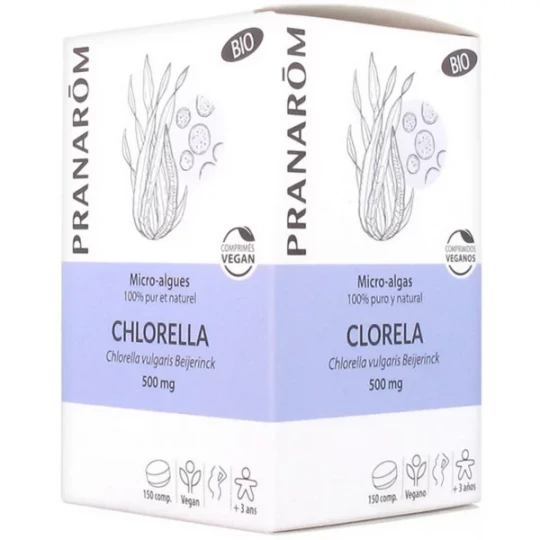 Pranarôm Micro-Algues Chlorella Bio Comprimés x 150