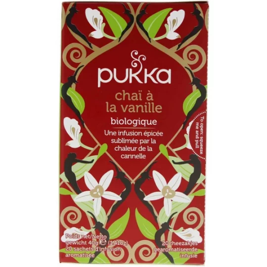 Pukka Chaï à la Vanille Bio Sachets x 20