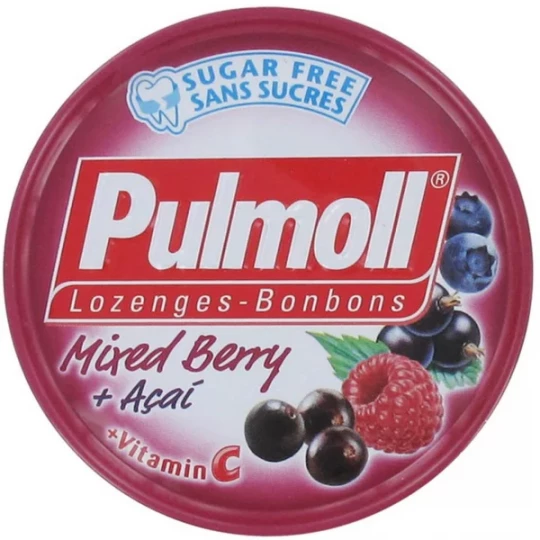 Pulmoll Fruits Rouges Sans Sucres 45 g