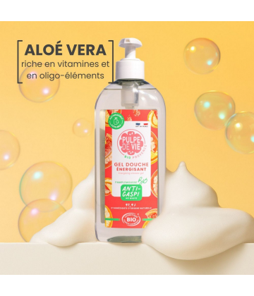 Pulpe de Vie Gel Douche Énergisant Pamplemousse Bio 400 ml - image 4
