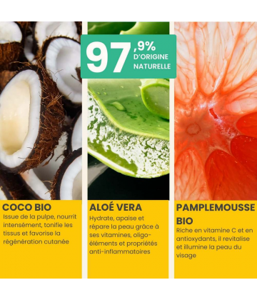 Pulpe de Vie Gel Douche Énergisant Pamplemousse Bio 400 ml - image 3