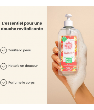 Pulpe de Vie Gel Douche Énergisant Pamplemousse Bio 400 ml - image 2