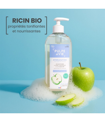 Pulpe de Vie Shampoing Hydratant Doux Pomme Bio 400 ml - image 3