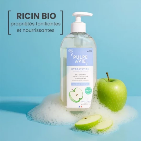 Pulpe de Vie Shampoing Hydratant Doux Pomme Bio 400 ml - image 3