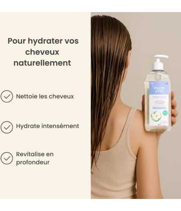 Pulpe de Vie Shampoing Hydratant Doux Pomme Bio 400 ml - image 5