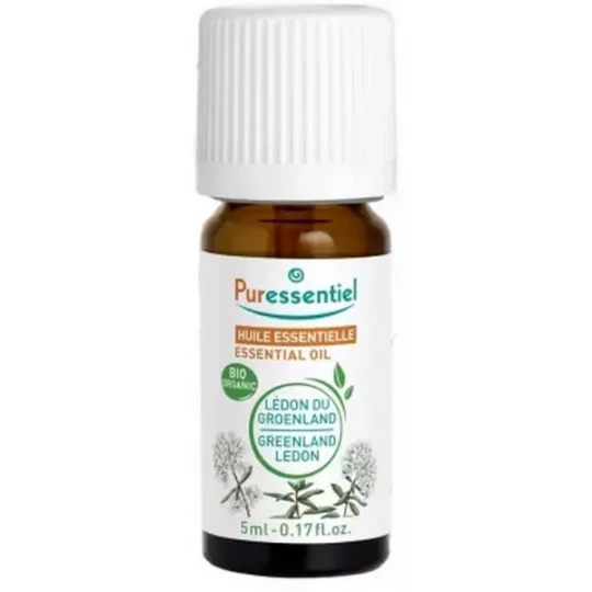 Puressentiel Huile Essentielle Lédon du Groenland (Ledum groenlandicum) Bio 5 ml