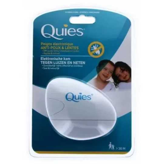 Quies Anti-Poux et Lentes Peigne Électronique