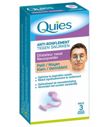 Quies Anti-Ronflements Dilatateur Nasal Petit Moyen