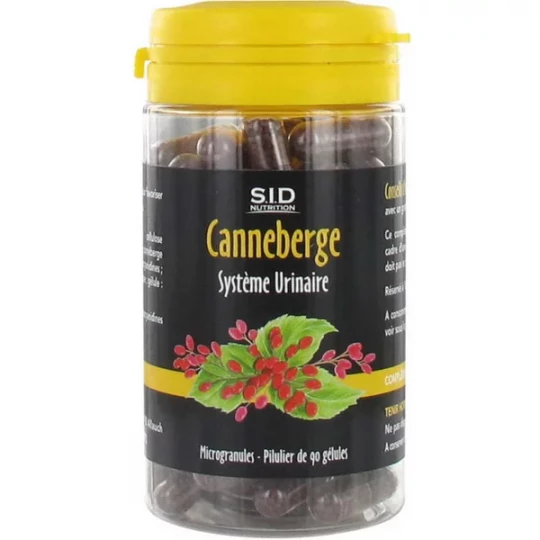 S.I.D Nutrition Système Urinaire Canneberge Gélules x 90