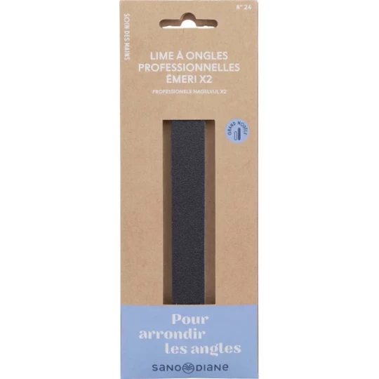 Sanodiane Limes à Ongles Professionnelles Émeri Grand Modèle x 2