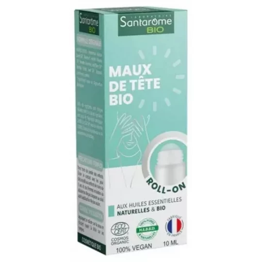 Santarome Bio Maux de Tête Roll'On Bio 10 ml