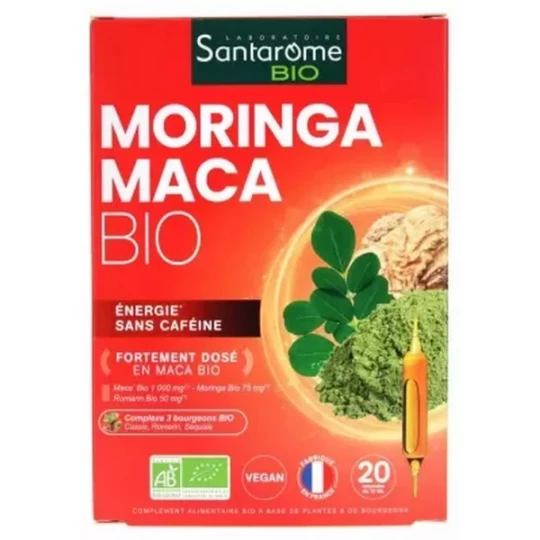 Santarome Bio Moringa Maca Bio Ampoules x 20