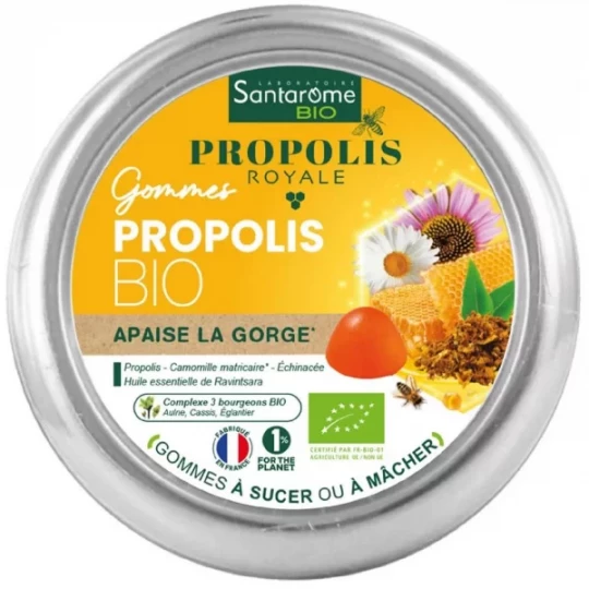 Santarome Propolis Royale Gommes Propolis Bio Gommes x 45