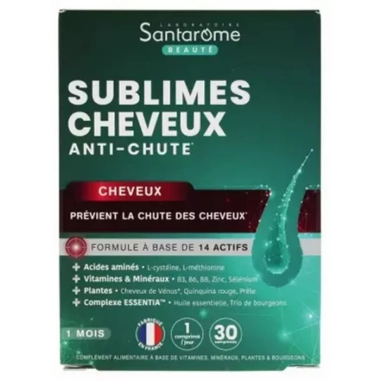 Santarome Sublimes Cheveux Anti-Chute Comprimés x 30