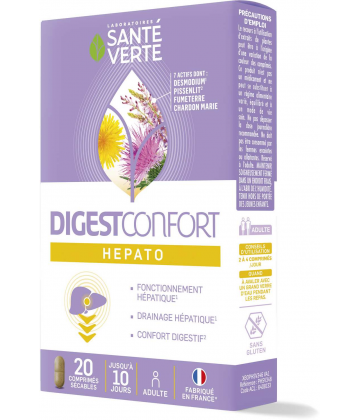 Santé Verte Hepato Calm 20 Comprimés