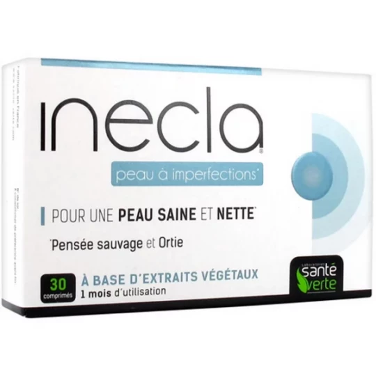 Santé Verte Inecla Peau à Imperfections Comprimés x 30