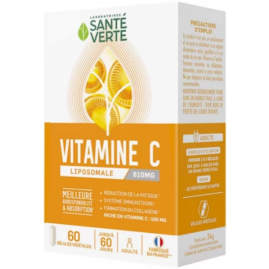 Santé Verte Vitamine C Liposomale Gélules Végétales x 60