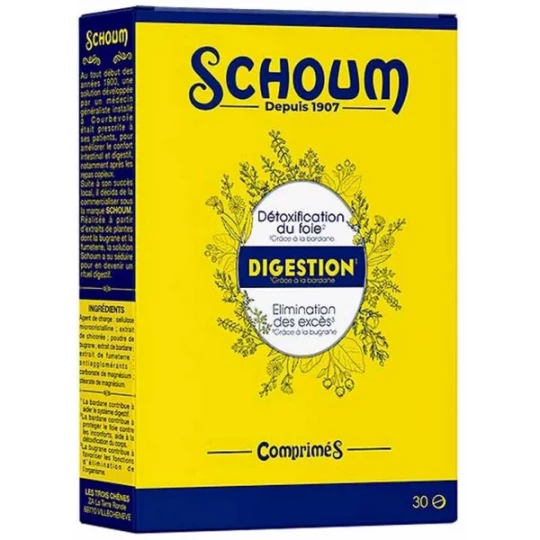 Schoum Digestion Comprimés x 30