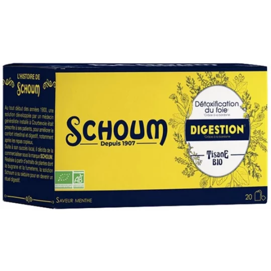 Schoum Digestion Tisane Bio Sachets x 20