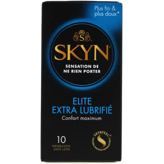 Skyn Elite Extra Lubrifié Préservatifs x 10
